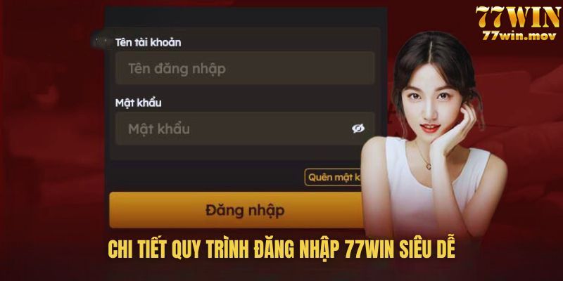 Hướng dẫn đăng nhập 77win